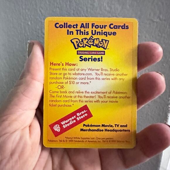 Vintage Pokemon Card Catch Mew Promo Card - Picture 3 of 5